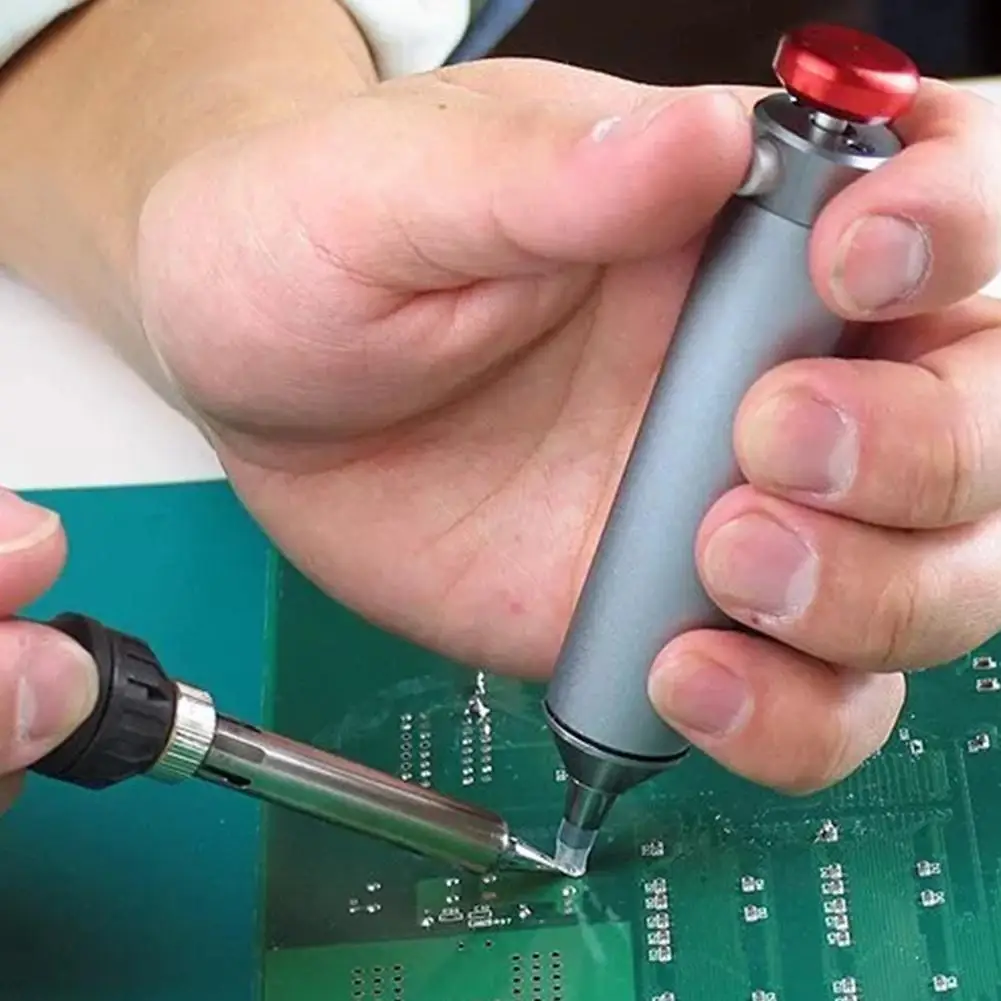 Professional Desoldering Pump Solder Sucker Solder Removal Tool Powerful Vacuum Suction Steel Mini Desoldering Pump Powerful
Professional Desoldering Pump Solder Sucker Solder Removal Tool Powerful Vacuum Suction Steel Mini Desoldering Pump Powerful