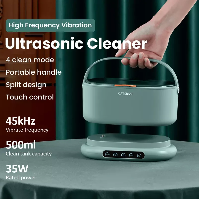 Ultrasonic Cleaner Professional 4 Modes Ultrasonico Jewelry Cleaner Eyeglasses Cleaner 500ml for Dentures Watch Rings
Ultrasonic Cleaner Professional 4 Modes Ultrasonico Jewelry Cleaner Eyeglasses Cleaner 500ml for Dentures Watch Rings