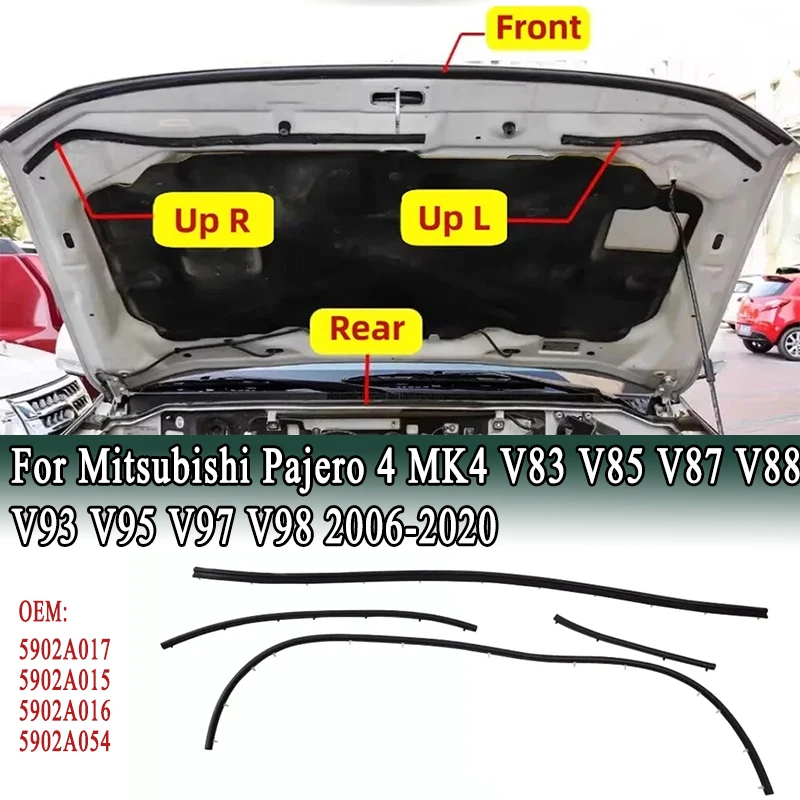 4 шт. резиновое уплотнение капота для Mitsubishi Pajero Montero Shogun 4 MK4 V83 V85 V87 V88 V93 V95 V97 V98 2006-2020
4 шт. резиновое уплотнение капота для Mitsubishi Pajero Montero Shogun 4 MK4 V83 V85 V87 V88 V93 V95 V97 V98 2006-2020