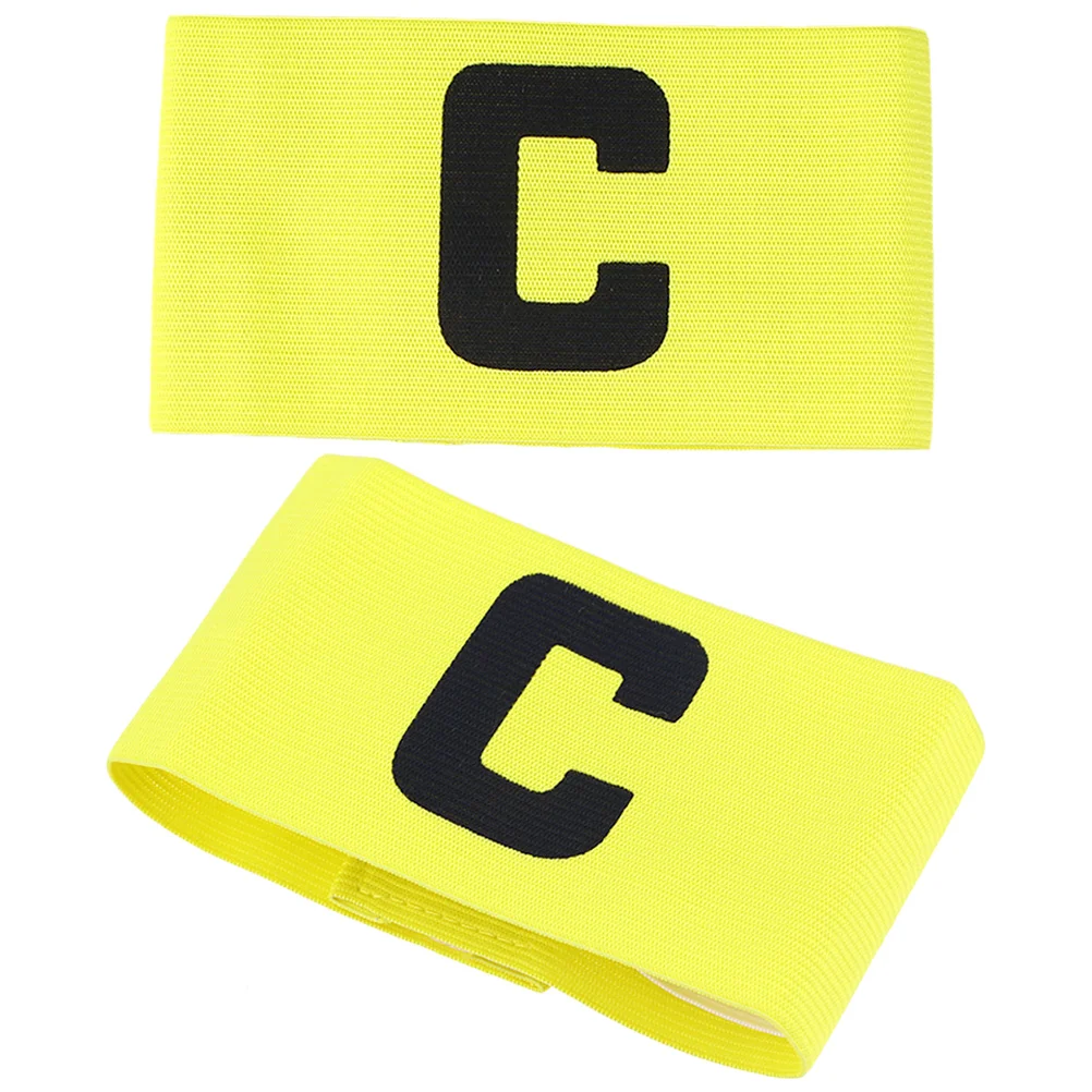 

2 Pcs Wear-resistant Captain Armband Bands Portable Football Kids Soccer Accessory Basketball Stuff Armbands Youth