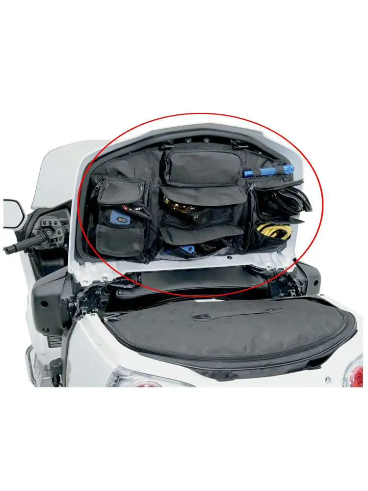 Для Honda Gold Wing GoldWing GL1800 2001-2017 мотоциклетная крышка багажника, органайзер, сумка для инструментов, внутренняя сетка для багажа, 4 кармана, съемная
Для Honda Gold Wing GoldWing GL1800 2001-2017 мотоциклетная крышка багажника, органайзер, сумка для инструментов, внутренняя сетка для багажа, 4 кармана, съемная