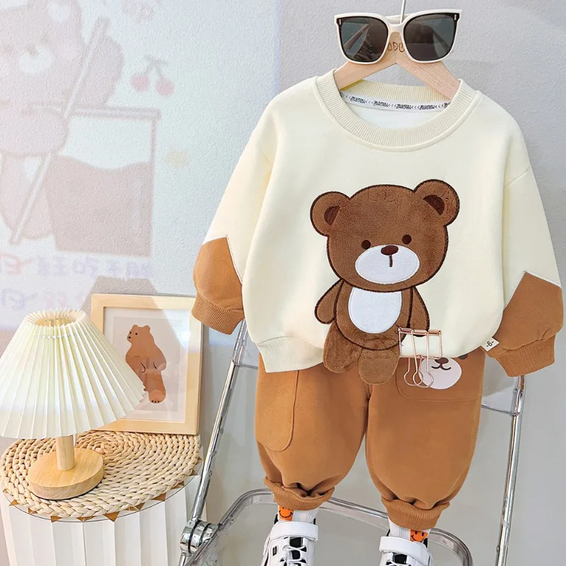 2023 Boys and Girls' Sweaters,Children's Spring and Autumn Set, Baby Cartoon Children's Clothing, Children's Casual 2-piece Set
2023 Boys and Girls' Sweaters,Children's Spring and Autumn Set, Baby Cartoon Children's Clothing, Children's Casual 2-piece Set