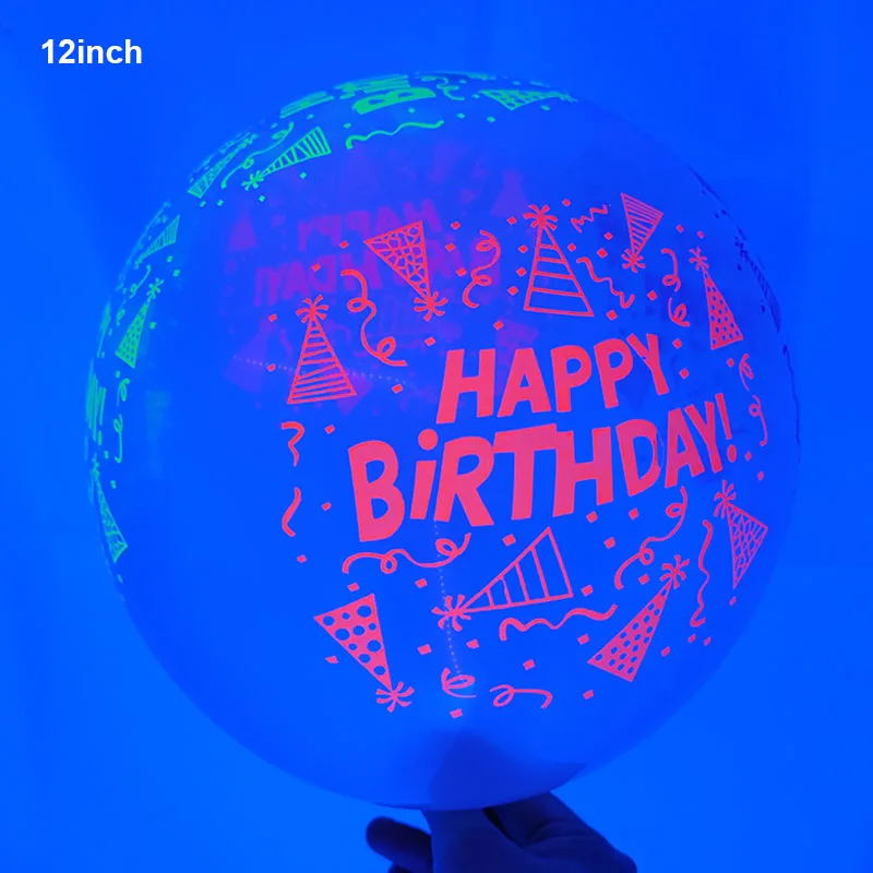 15pcs Neon Glow Happy Birthday Balloons UV Reactive Fluorescent Transparent Balloons 80s 90s Birthday Black Light Party Decortio
15pcs Neon Glow Happy Birthday Balloons UV Reactive Fluorescent Transparent Balloons 80s 90s Birthday Black Light Party Decortio