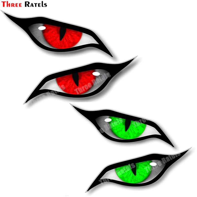 Three Ratels B313 Pair Of Evil Eyes Eye Design With Red Iris For Motorcycle Helmet Drone Etc. External Vinyl Car Sticker Decal 
Three Ratels B313 Pair Of Evil Eyes Eye Design With Red Iris For Motorcycle Helmet Drone Etc. External Vinyl Car Sticker Decal