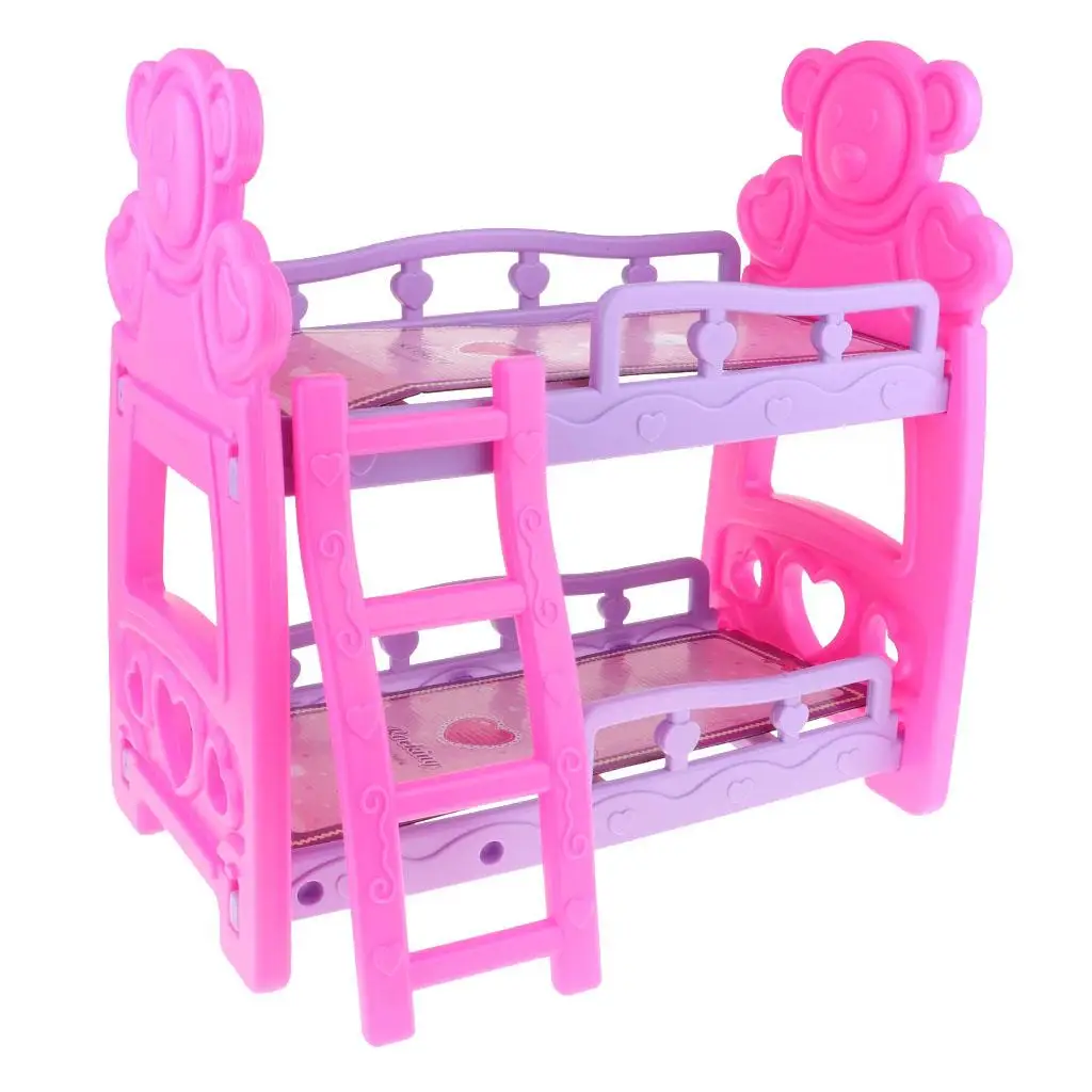 Lovely Cartoon Bear Bunk Bed Simulation Baby Supplies for 9-11inch Reborn Doll MellChan Doll Bedroom Accessories
Lovely Cartoon Bear Bunk Bed Simulation Baby Supplies for 9-11inch Reborn Doll MellChan Doll Bedroom Accessories