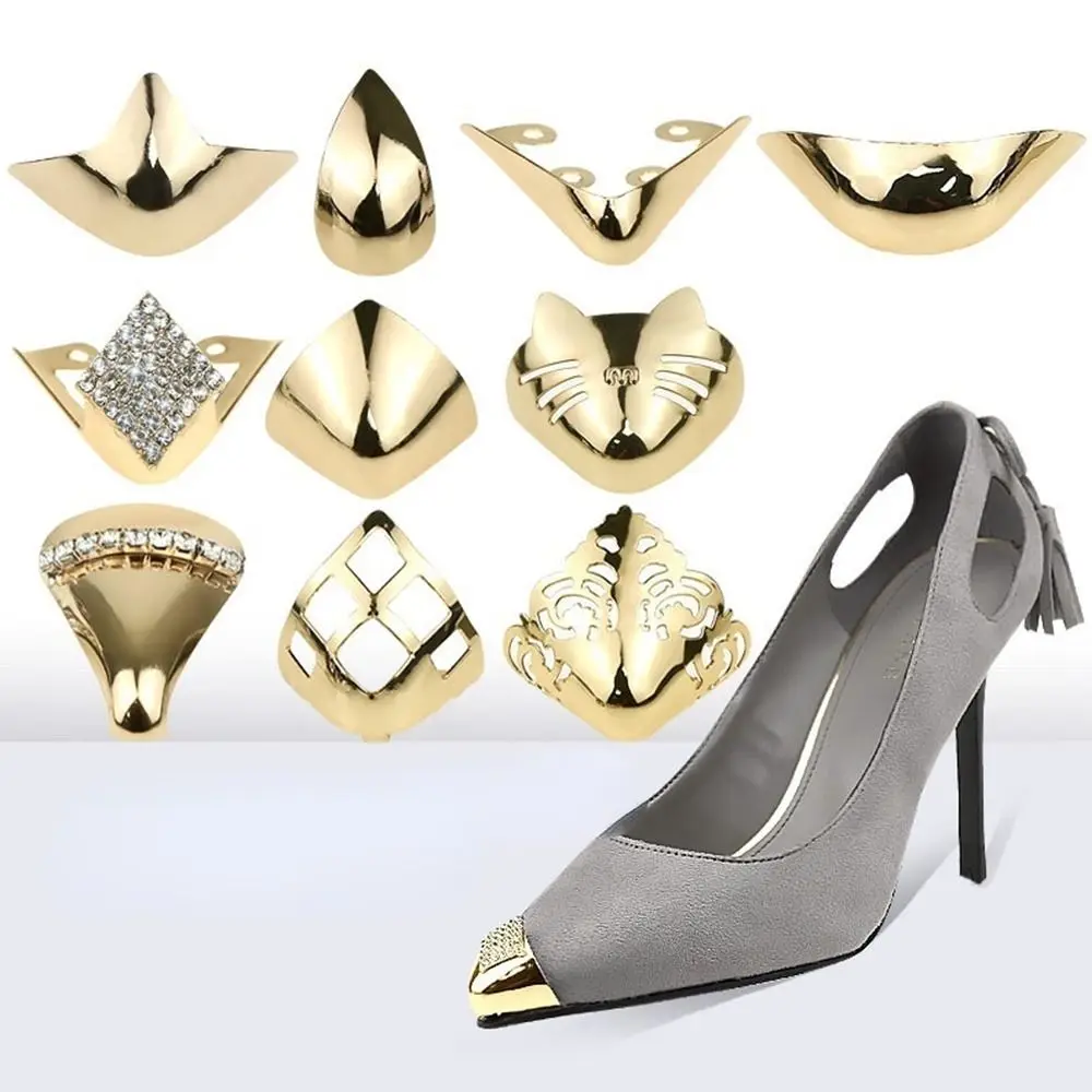 3Pair Fashion Shiny High Heel Shoes Toe Protection Elegant Metal Material Shoes Clips for Decorations Shoe Broken Repair Accesso 
3Pair Fashion Shiny High Heel Shoes Toe Protection Elegant Metal Material Shoes Clips for Decorations Shoe Broken Repair Accesso