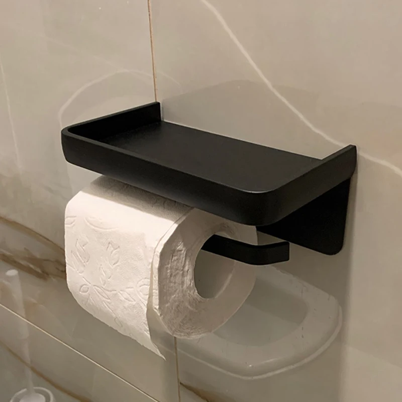 Stainless Steel Toilet Paper Holder Bathroom Wall Mount WC Paper Phone Holder Shelf Towel Roll shelf Accessories
Stainless Steel Toilet Paper Holder Bathroom Wall Mount WC Paper Phone Holder Shelf Towel Roll shelf Accessories