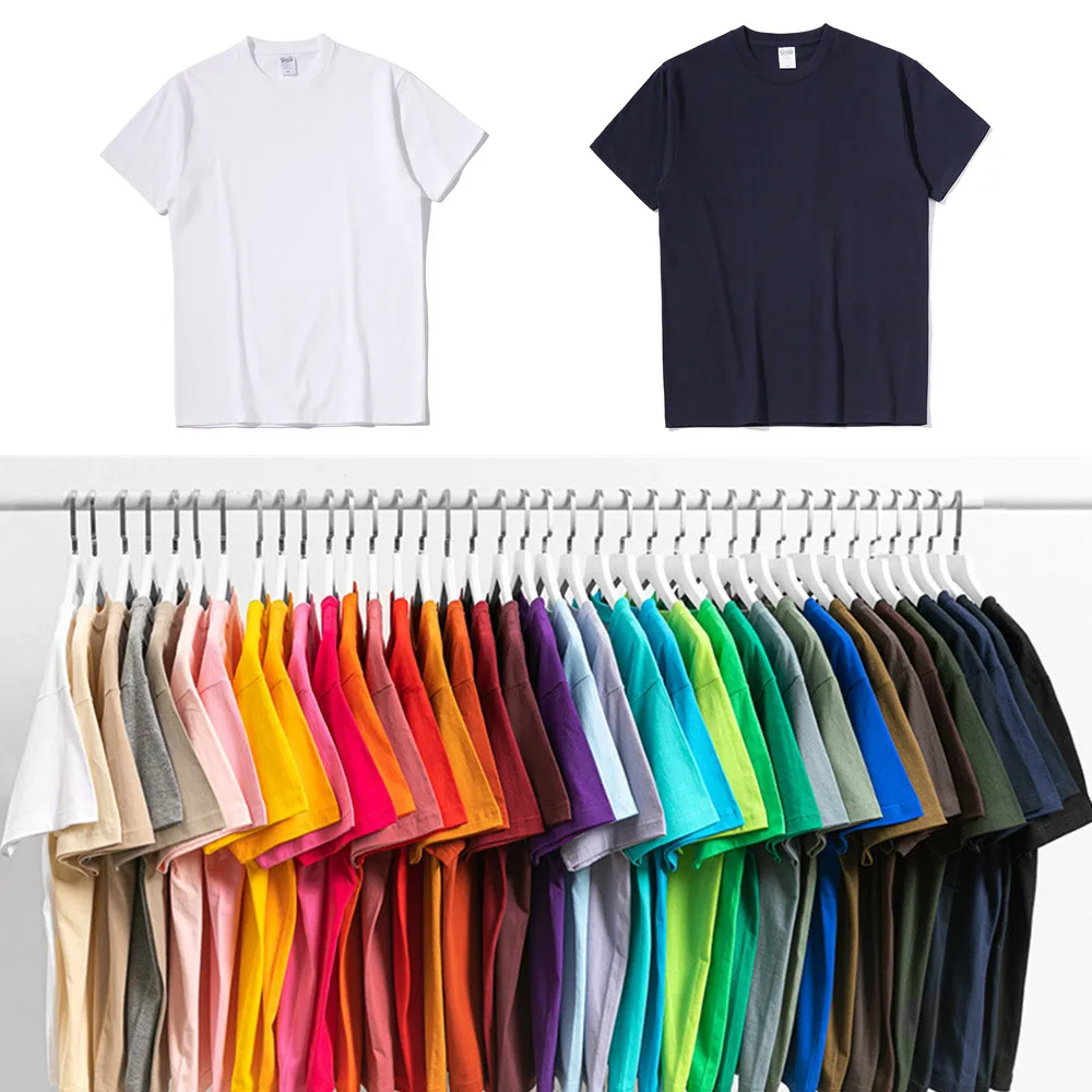 2Pcs Unisex Solid Cotton T-shirt Men's and Women's Casual Bottoming Shirt Tees 250G High Quality Tops Couple Summer T-shirt 2022
2Pcs Unisex Solid Cotton T-shirt Men's and Women's Casual Bottoming Shirt Tees 250G High Quality Tops Couple Summer T-shirt 2022