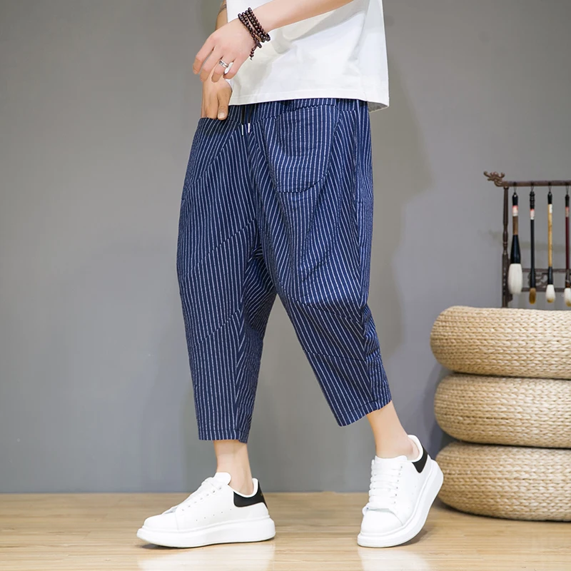 Streetwear Harem Pants Men Hip-hop Drop Crotch Cotton Joggers Wide Leg Pants Trousers Men Loose Pantalones Hombre
Streetwear Harem Pants Men Hip-hop Drop Crotch Cotton Joggers Wide Leg Pants Trousers Men Loose Pantalones Hombre