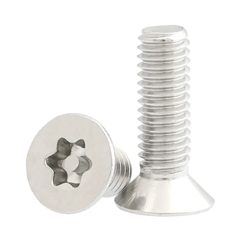 20pcs M3 M4 M5 304 Stainless Steel Six-Lobe Torx Bolts Flat Head Countersunk Csk Screw with Pin Tamper Proof Anti-theft Security
20pcs M3 M4 M5 304 Stainless Steel Six-Lobe Torx Bolts Flat Head Countersunk Csk Screw with Pin Tamper Proof Anti-theft Security