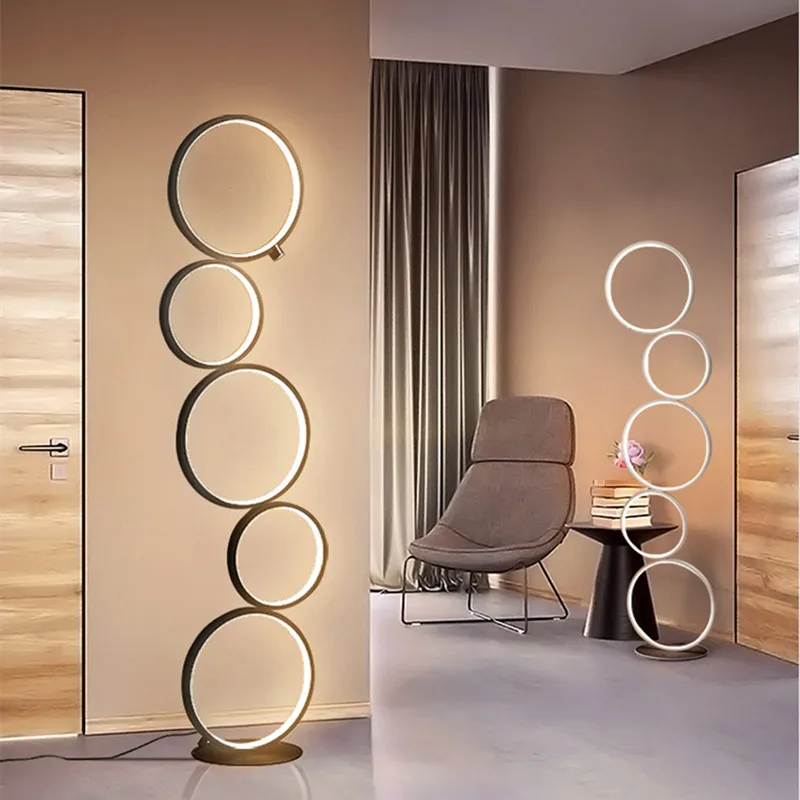 Modern LED Ring Touch Switch Floor Lights Art Interior Decor Home Nordic Standing Lamp Floor Lamps for Living Room Stand Lamp
Modern LED Ring Touch Switch Floor Lights Art Interior Decor Home Nordic Standing Lamp Floor Lamps for Living Room Stand Lamp