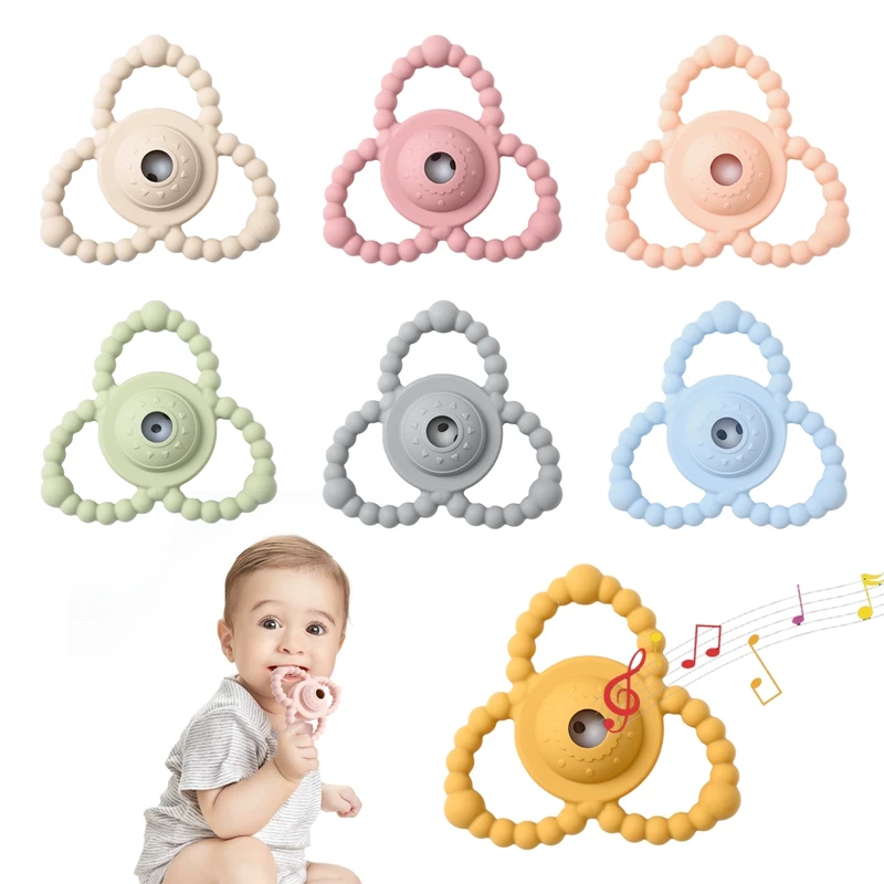 1PC Triangle Silicone Teether Rattles Food Grade Wooden Rings Teether Rodents Beech Chew Baby Product Teether For Newborn Gift
1PC Triangle Silicone Teether Rattles Food Grade Wooden Rings Teether Rodents Beech Chew Baby Product Teether For Newborn Gift