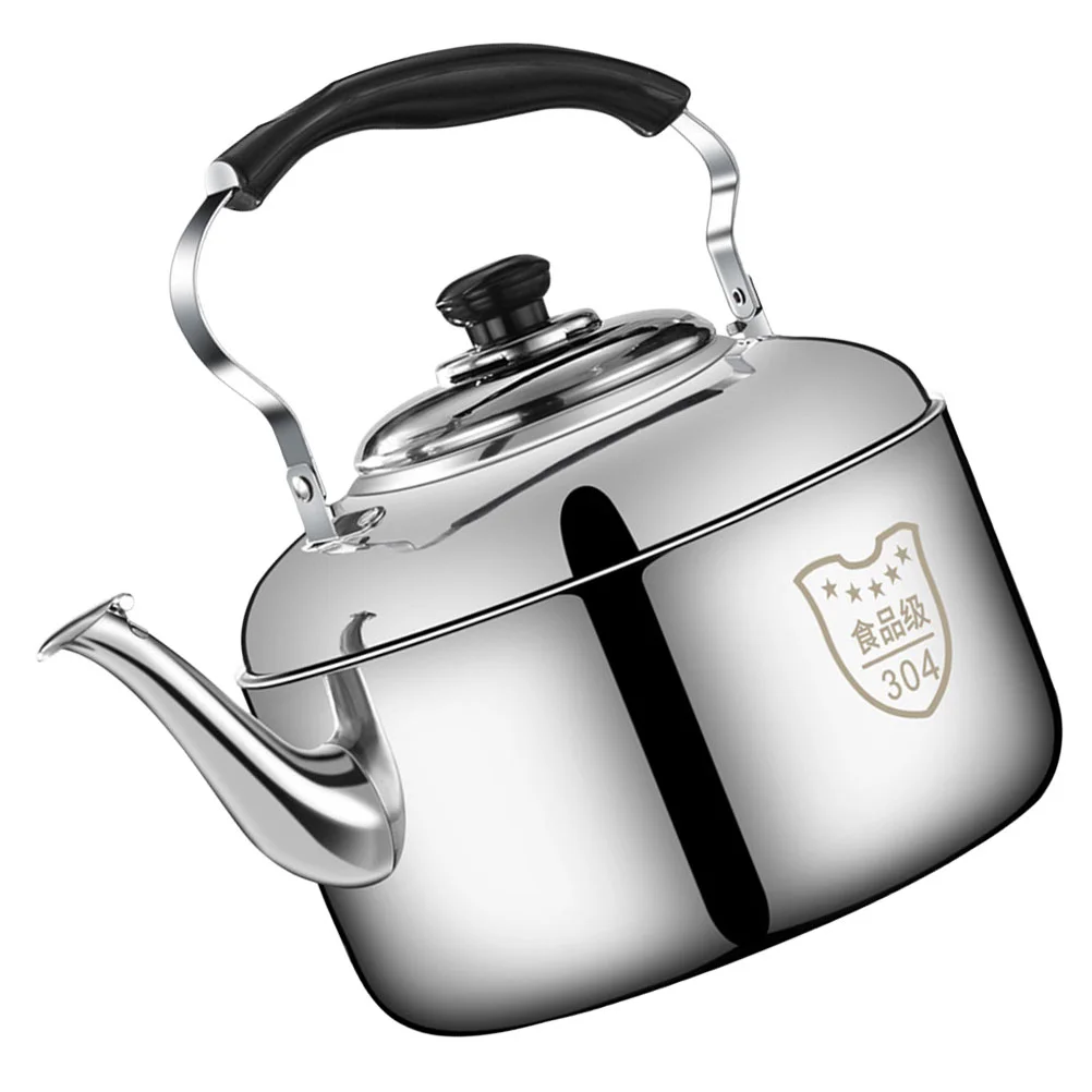 

Whistling Tea Kettle Stainless Steel Teapot Teakettle for Stovetop Induction Stove Top 4L Kettles boil water Gas