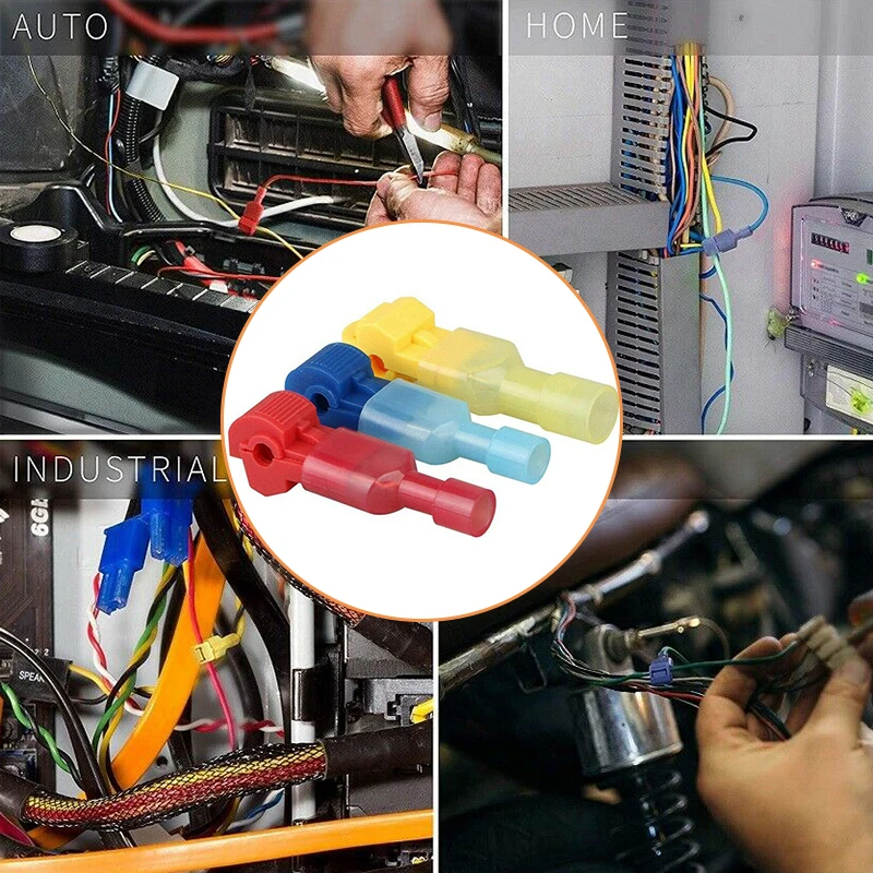 60PCS T-Tap Connector Quick Electrical Cable Connector Snap Splice Lock Wire Terminal Waterproof Crimp Wire Terminal
60PCS T-Tap Connector Quick Electrical Cable Connector Snap Splice Lock Wire Terminal Waterproof Crimp Wire Terminal