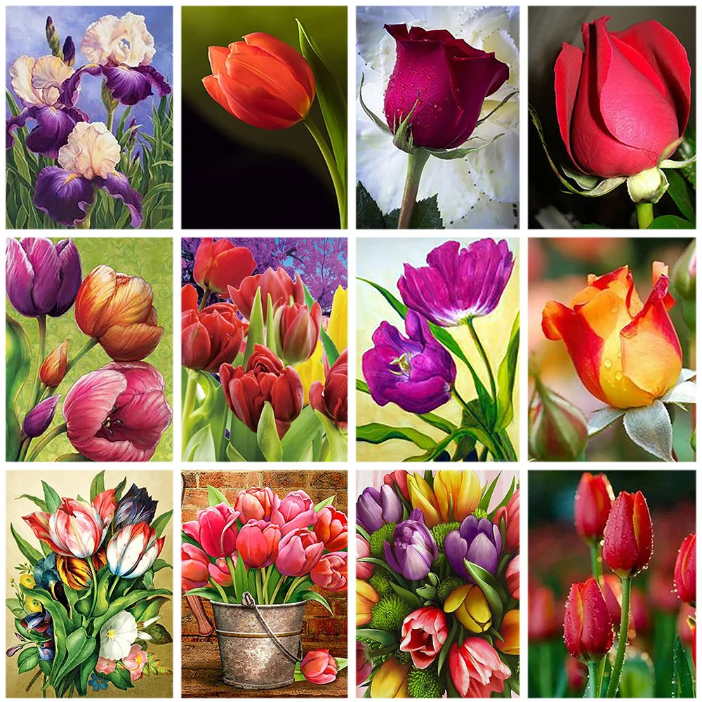 Round Drill Diamond Embroidery Lily Flower Diamond Painting Cross Stitch Mosaic Rhinestone Crafts Kit Home Decoration Gift
Round Drill Diamond Embroidery Lily Flower Diamond Painting Cross Stitch Mosaic Rhinestone Crafts Kit Home Decoration Gift