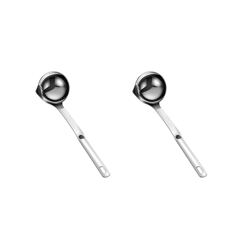 2X Oil Seperator Spoon,Stainless Steel Oil Filter Spoon Soup With Long Handle Oil Soup Cooking Strainer Filter Soup
2X Oil Seperator Spoon,Stainless Steel Oil Filter Spoon Soup With Long Handle Oil Soup Cooking Strainer Filter Soup