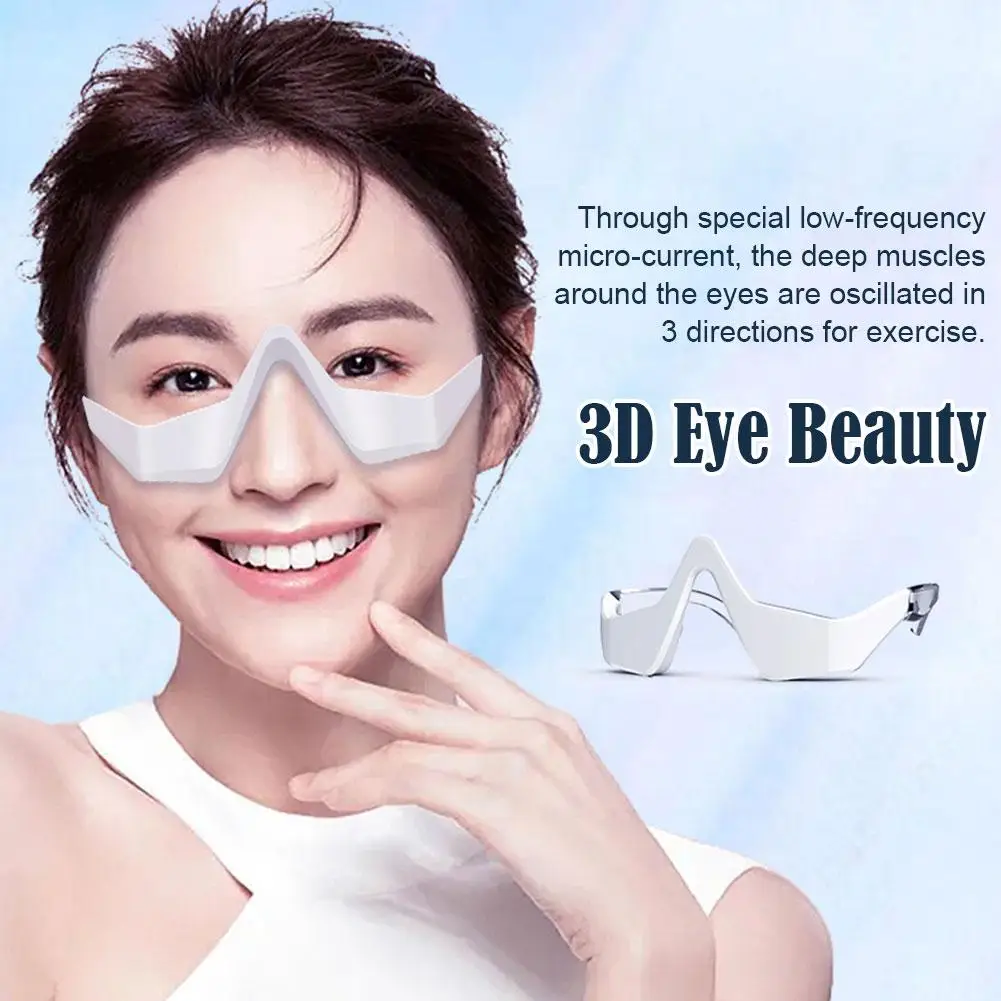 3D Eye Beauty Instrument EMS Micro-Current Pulse Eye Massager Device For Eye Bags, Dark Circles, Eye Fatigue, Wrinkles Remo H8Z1
3D Eye Beauty Instrument EMS Micro-Current Pulse Eye Massager Device For Eye Bags, Dark Circles, Eye Fatigue, Wrinkles Remo H8Z1