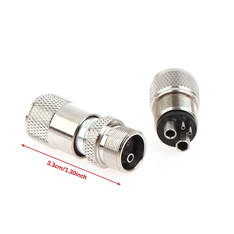 Dental Turbine Handpiece Adapter 4 Holes 2 Holes Changer Connector For High Speed Handpiece Spare Parts Tool Tubing Hoseg Hose
Dental Turbine Handpiece Adapter 4 Holes 2 Holes Changer Connector For High Speed Handpiece Spare Parts Tool Tubing Hoseg Hose
