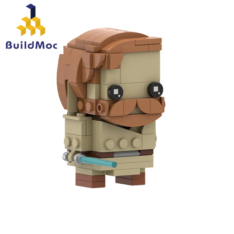 MOC Space Wars Figure Ben Kenobi BrickHeadz Building Block Kit Anime Movie Character Brick Model DIY Kids Puzzle Toys Gift
MOC Space Wars Figure Ben Kenobi BrickHeadz Building Block Kit Anime Movie Character Brick Model DIY Kids Puzzle Toys Gift