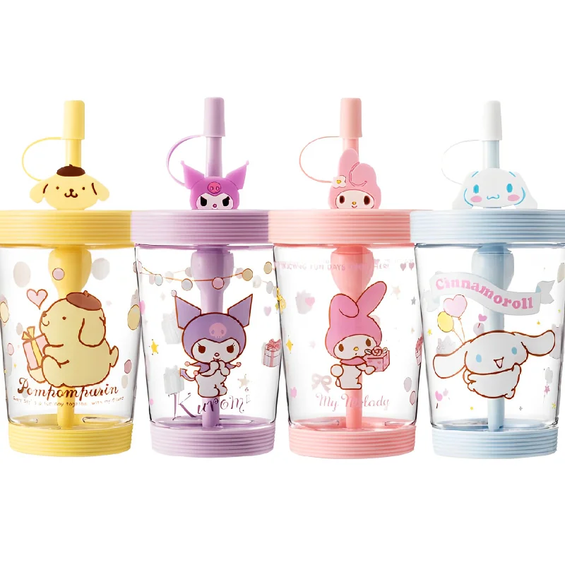 Anime Kawaii Sanrio Kuromi Drinking Glass Cartoon Cinnamoroll My Melody Girl Heart Summer Large Capacity PC Cup with Straw Gifts
Anime Kawaii Sanrio Kuromi Drinking Glass Cartoon Cinnamoroll My Melody Girl Heart Summer Large Capacity PC Cup with Straw Gifts