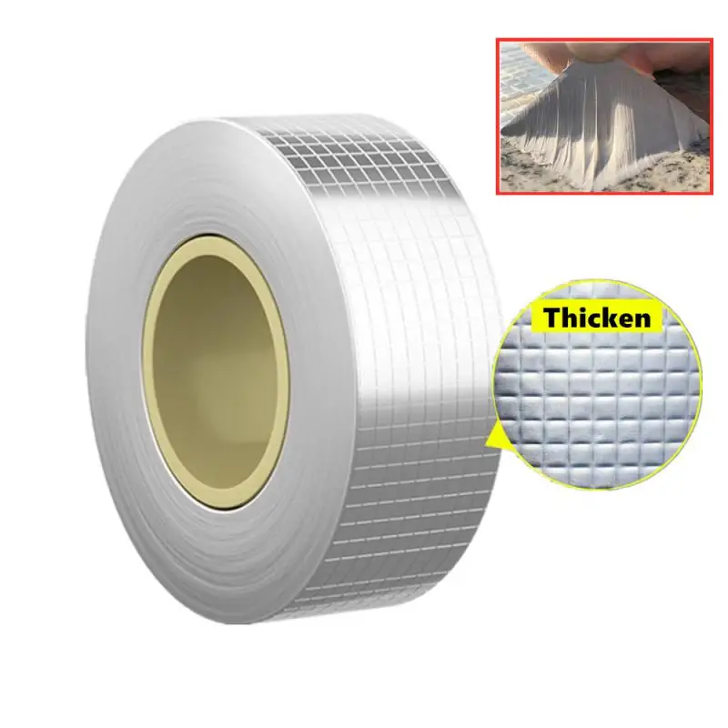 Aluminum Foil Butyl Rubber Self Adhesive Tape High Temperature Resistance Waterproof Stop Leak Tape for Wall Crack Duct Repair
Aluminum Foil Butyl Rubber Self Adhesive Tape High Temperature Resistance Waterproof Stop Leak Tape for Wall Crack Duct Repair