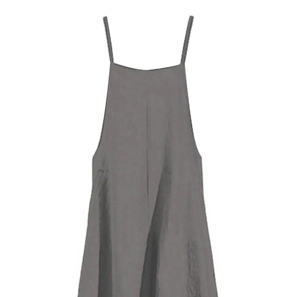 Summer Jumpsuit Sleeveless Soft Comfortable Shoulder Strap Side Pockets Romper Romper for Daily Wear
Summer Jumpsuit Sleeveless Soft Comfortable Shoulder Strap Side Pockets Romper Romper for Daily Wear