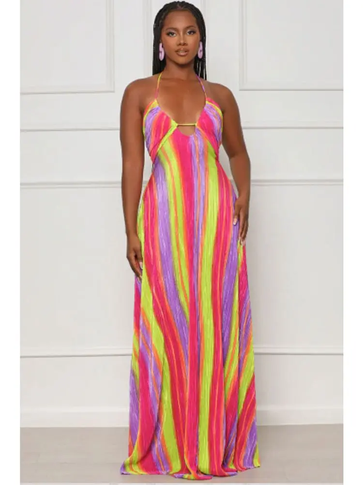 SKMY 2023 Summer New Women's Slip Long Dress European and American Casual Print Fashion Backless Halter Thread Sexy Bandage
SKMY 2023 Summer New Women's Slip Long Dress European and American Casual Print Fashion Backless Halter Thread Sexy Bandage