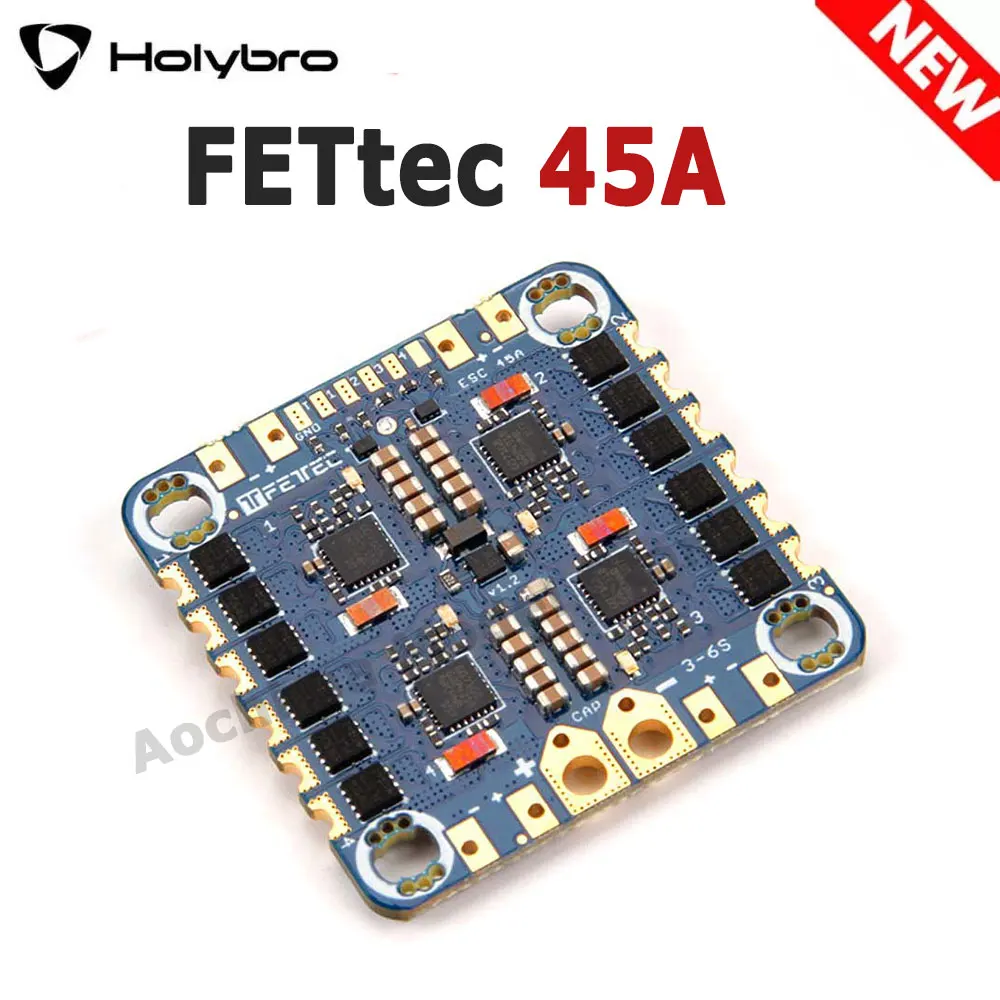 Holybro FETtec 4in1 45A ESC 3-6S 128 kHz Motor PWM Dshot 300-2400, OneShot 42/125, Crossfire, SBUS 30.5x30.5mm For RC FPV Drone
Holybro FETtec 4in1 45A ESC 3-6S 128 kHz Motor PWM Dshot 300-2400, OneShot 42/125, Crossfire, SBUS 30.5x30.5mm For RC FPV Drone