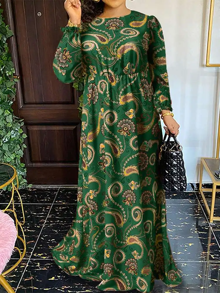 VONDA Y2K Women Casual Vintage O-Neck Sundress Street Printed Holiday Dress Long Sleeve Party Maxi Robe Female Vestido Oversize
VONDA Y2K Women Casual Vintage O-Neck Sundress Street Printed Holiday Dress Long Sleeve Party Maxi Robe Female Vestido Oversize