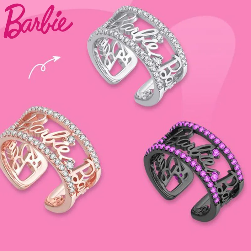 Miniso Barbie Ring 925 Silver Girlfriend Sweet Exquisite Decor Student Travel Souvenir Accessories Fashion Jewelry Birthday Gift 
Miniso Barbie Ring 925 Silver Girlfriend Sweet Exquisite Decor Student Travel Souvenir Accessories Fashion Jewelry Birthday Gift