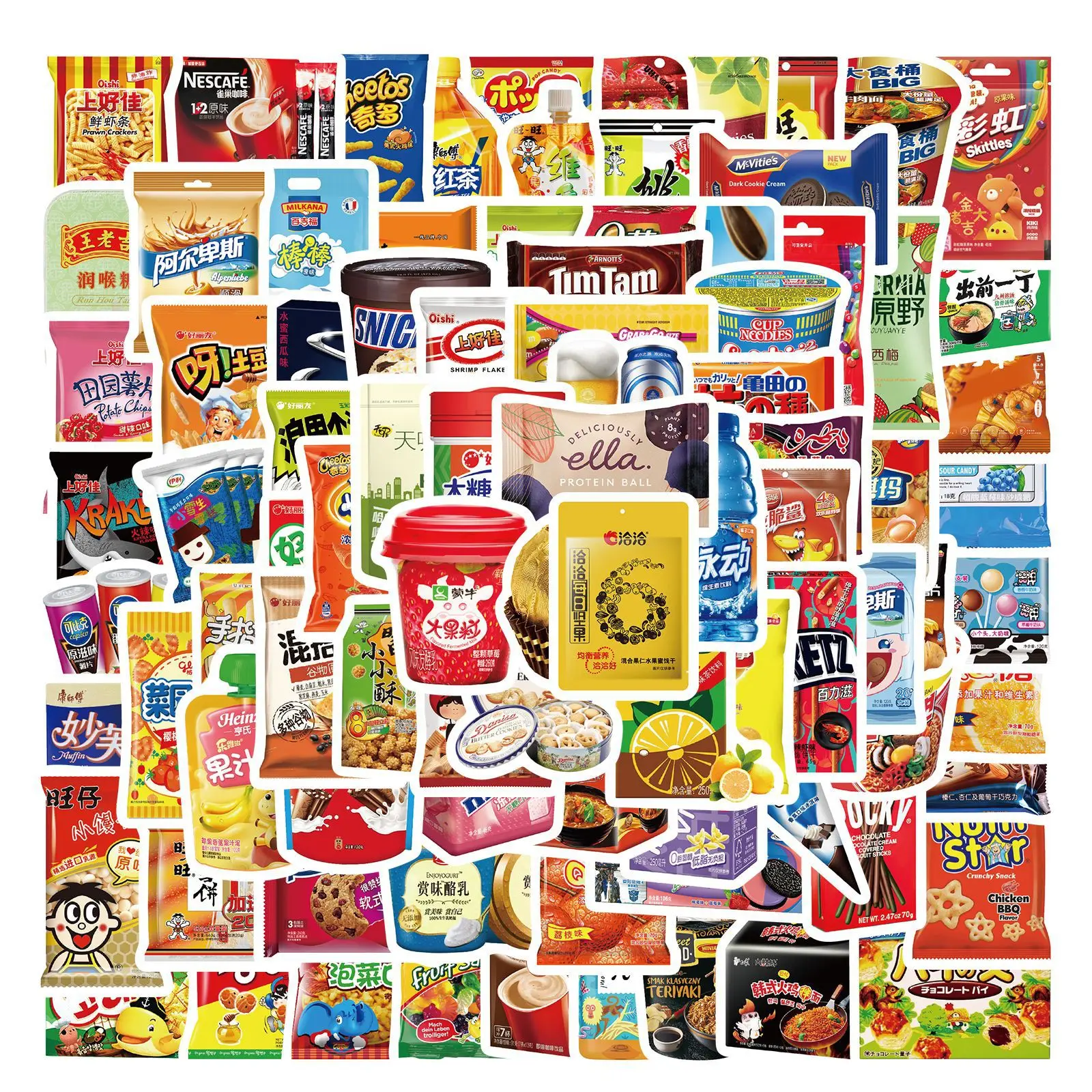 10/30/50PCS Cartoon Mini Snacks and Drinks Graffiti Stickers Refrigerator Luggage Skateboard Laptop Computer Wholesale
10/30/50PCS Cartoon Mini Snacks and Drinks Graffiti Stickers Refrigerator Luggage Skateboard Laptop Computer Wholesale