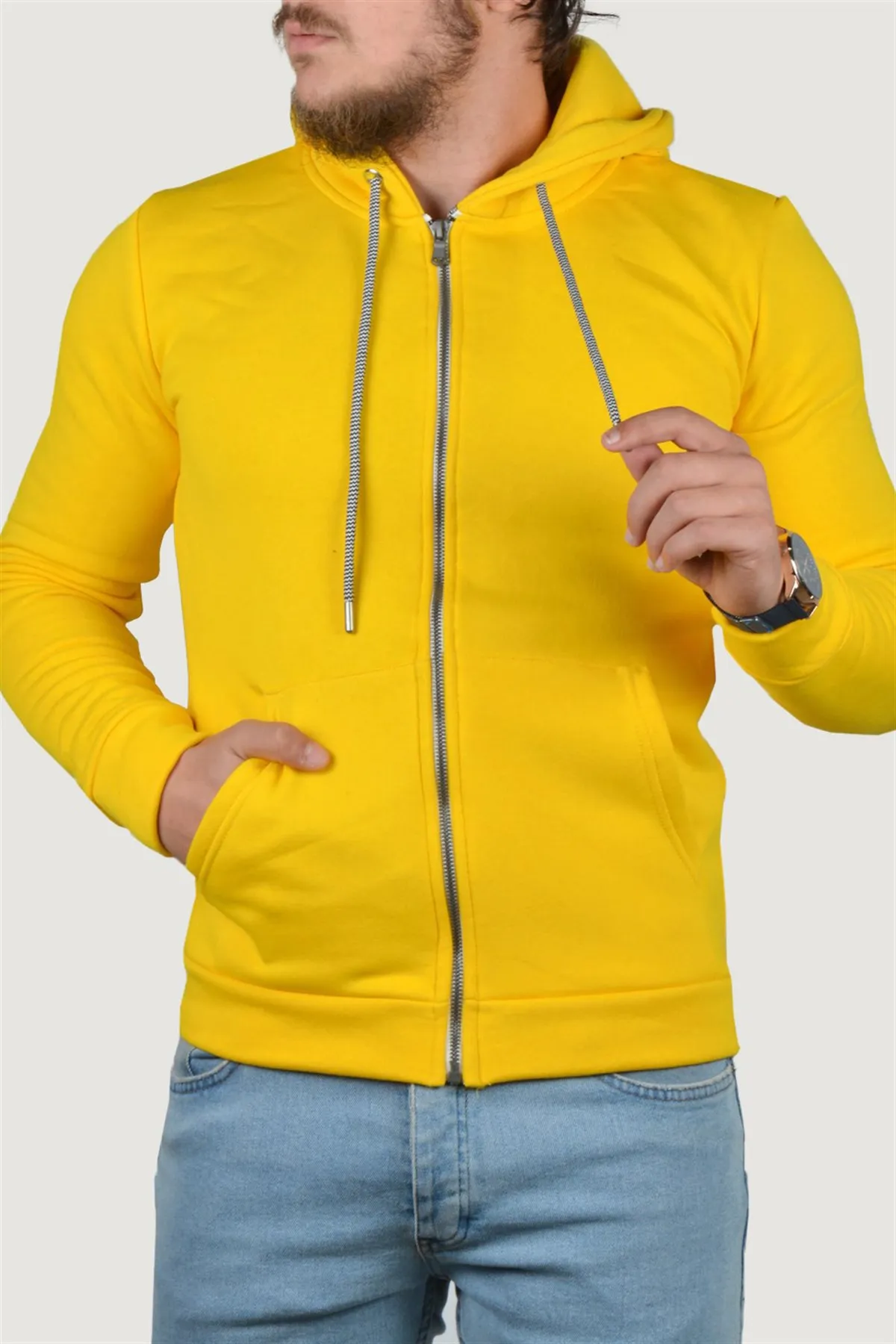 Терапевтический Мужской свитшот на молнии с капюшоном и карманом кенгуру желтого цвета 9K-7000095-009
Терапевтический Мужской свитшот на молнии с капюшоном и карманом кенгуру желтого цвета 9K-7000095-009