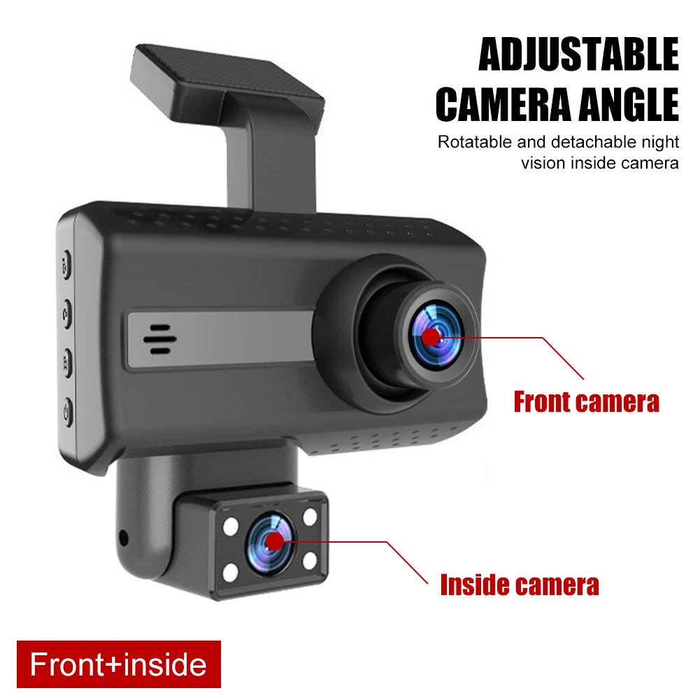 HD 1080P Dash Cam Dual Camera Driving Recorder 3 Inch LCD Car DVR Camera with Night Vision Loop Recording 24H Parking Monitoring
HD 1080P Dash Cam Dual Camera Driving Recorder 3 Inch LCD Car DVR Camera with Night Vision Loop Recording 24H Parking Monitoring