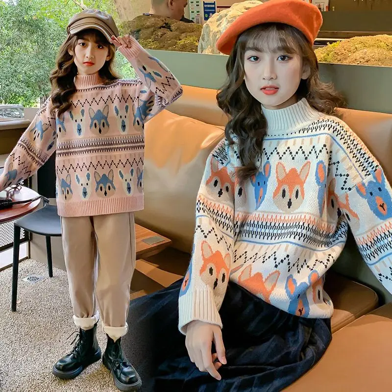 Girls Sweater Winter 2023 New Children's and Girls 12 Year Kids Plush Spring Autumn and Winter Thickening Sweater 5 7 8 9 10 11T
Girls Sweater Winter 2023 New Children's and Girls 12 Year Kids Plush Spring Autumn and Winter Thickening Sweater 5 7 8 9 10 11T