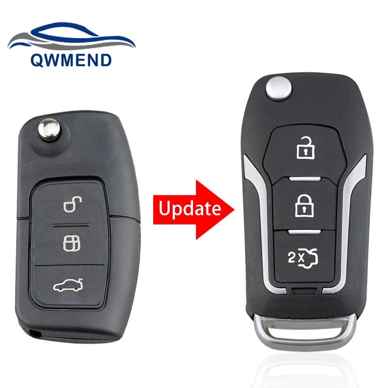 QWMEND чехол с откидной крышкой для Ford Focus 2 3 mondeo Fiesta Сменный Чехол для автомобильного ключа Обложка с 3 обновленными кнопками
QWMEND чехол с откидной крышкой для Ford Focus 2 3 mondeo Fiesta Сменный Чехол для автомобильного ключа Обложка с 3 обновленными кнопками