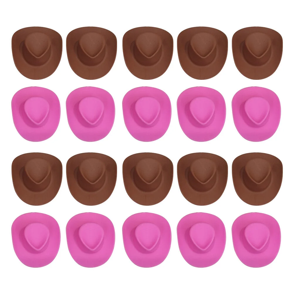 20 Pcs Cowboy Hat Pink House Mini Hats Tiny Dolls Fisherman's Plastic Little
20 Pcs Cowboy Hat Pink House Mini Hats Tiny Dolls Fisherman's Plastic Little