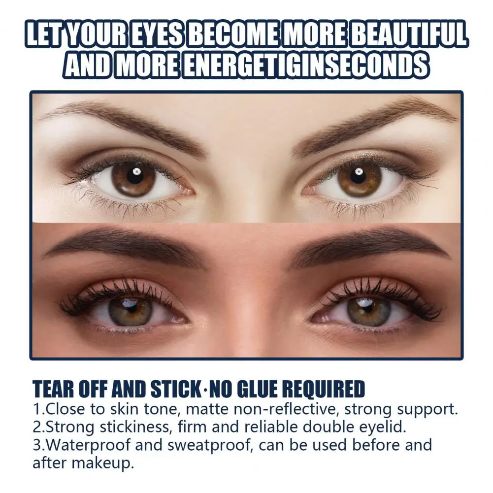 1 Set Double Eyelid Sticker Healthy Lightweight Mesh Double Eyelid Styling Tape for Girl Eyelid Tape Eyelid Stickers
1 Set Double Eyelid Sticker Healthy Lightweight Mesh Double Eyelid Styling Tape for Girl Eyelid Tape Eyelid Stickers