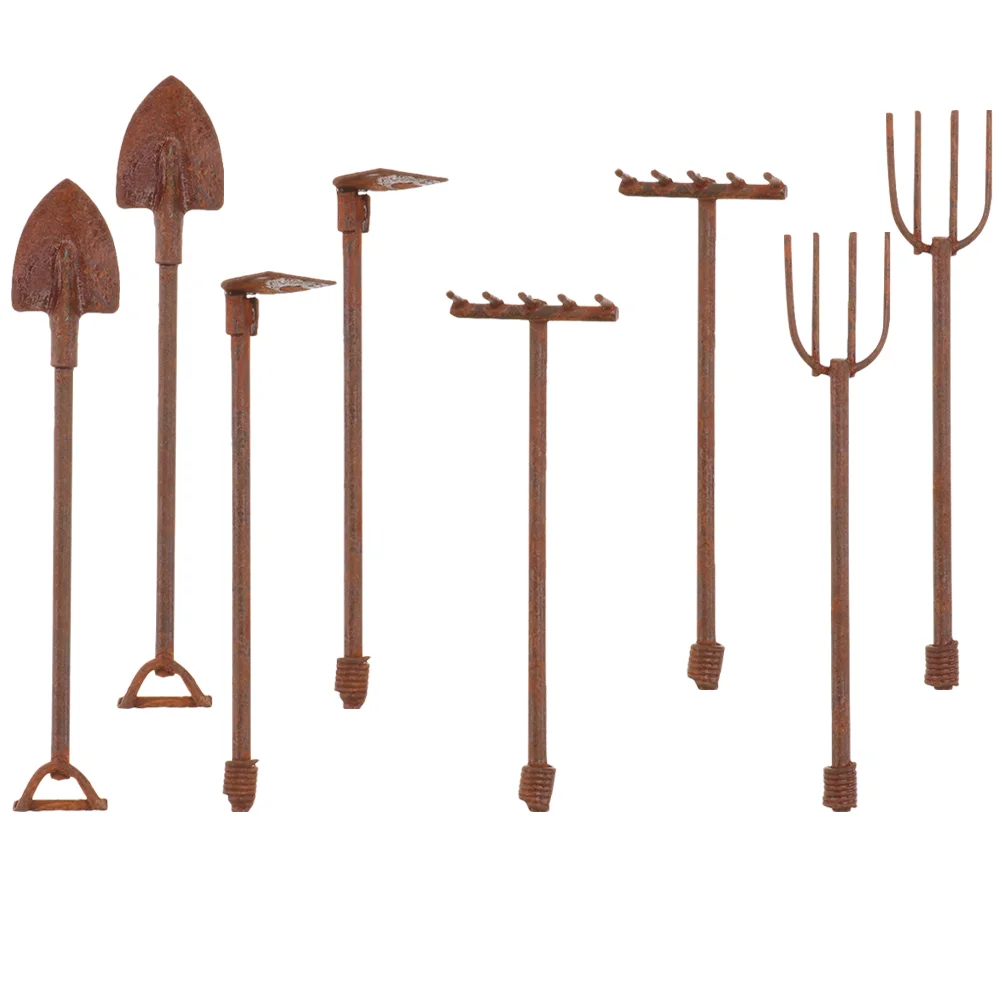8Pcs With Furniture Miniature Kids Photo Prop Decorative Farming Tools Miniature Craft for Miniature Landscape
8Pcs With Furniture Miniature Kids Photo Prop Decorative Farming Tools Miniature Craft for Miniature Landscape