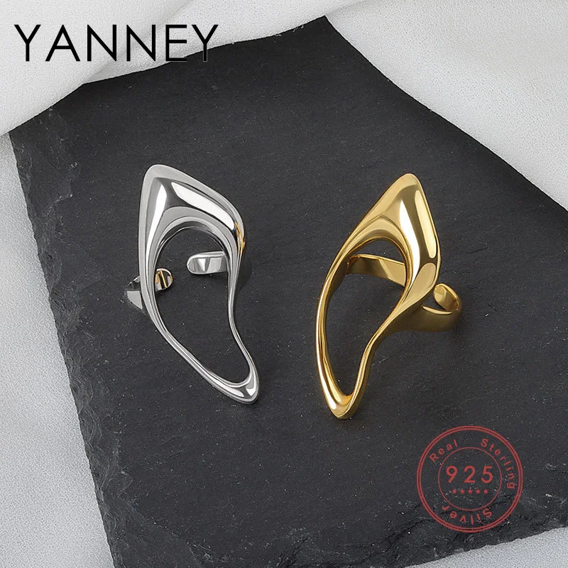 YANNEY Silver Color Simple Geometric Shape Hollow Open Ring Woman Fashion Glamour Party Jewelry
YANNEY Silver Color Simple Geometric Shape Hollow Open Ring Woman Fashion Glamour Party Jewelry