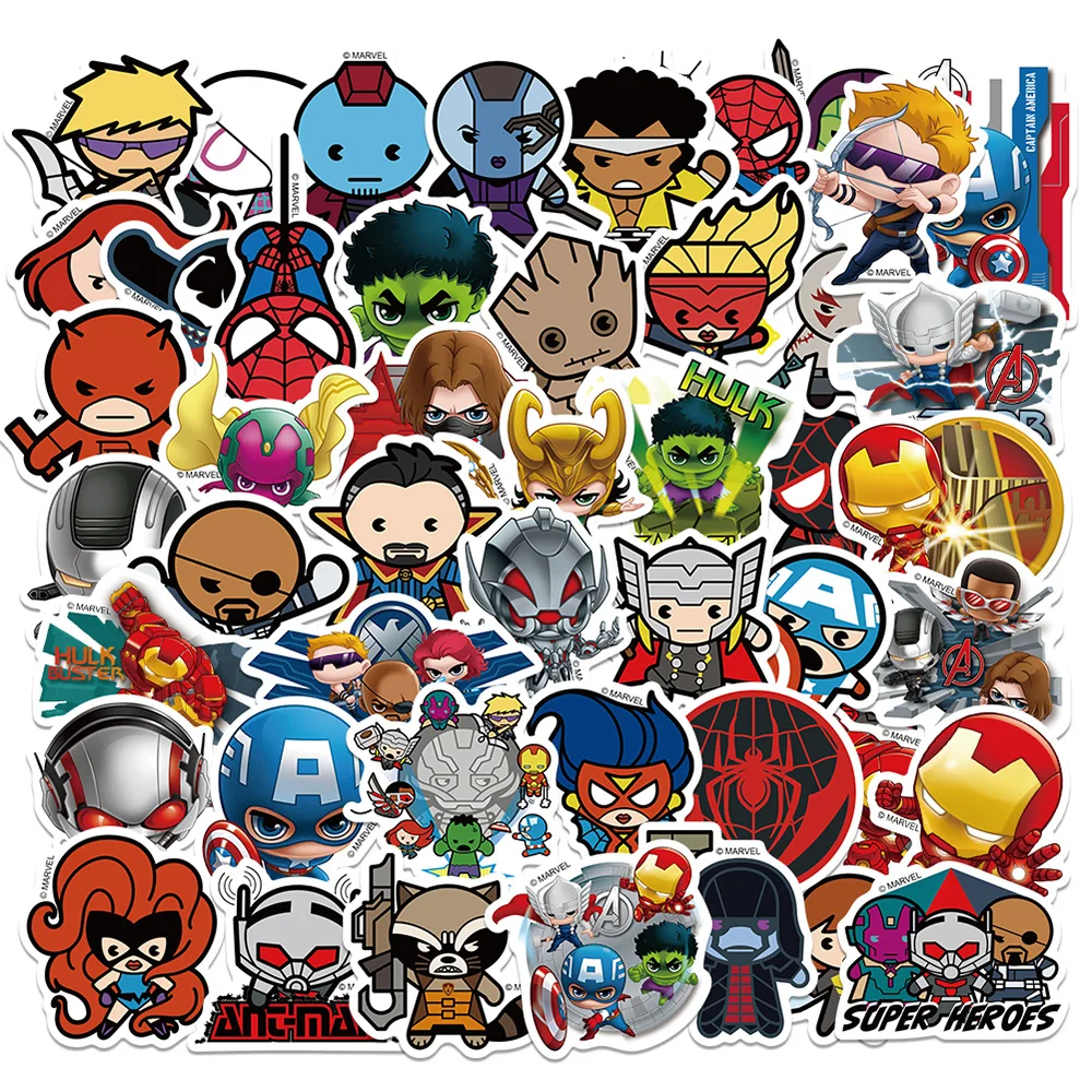 10/30/50pcs Disney Marvel Cartoon The Avengers Stickers Decals DIY Laptop Luggage Skateboard Graffiti Cool Decals for Kid Toys
10/30/50pcs Disney Marvel Cartoon The Avengers Stickers Decals DIY Laptop Luggage Skateboard Graffiti Cool Decals for Kid Toys