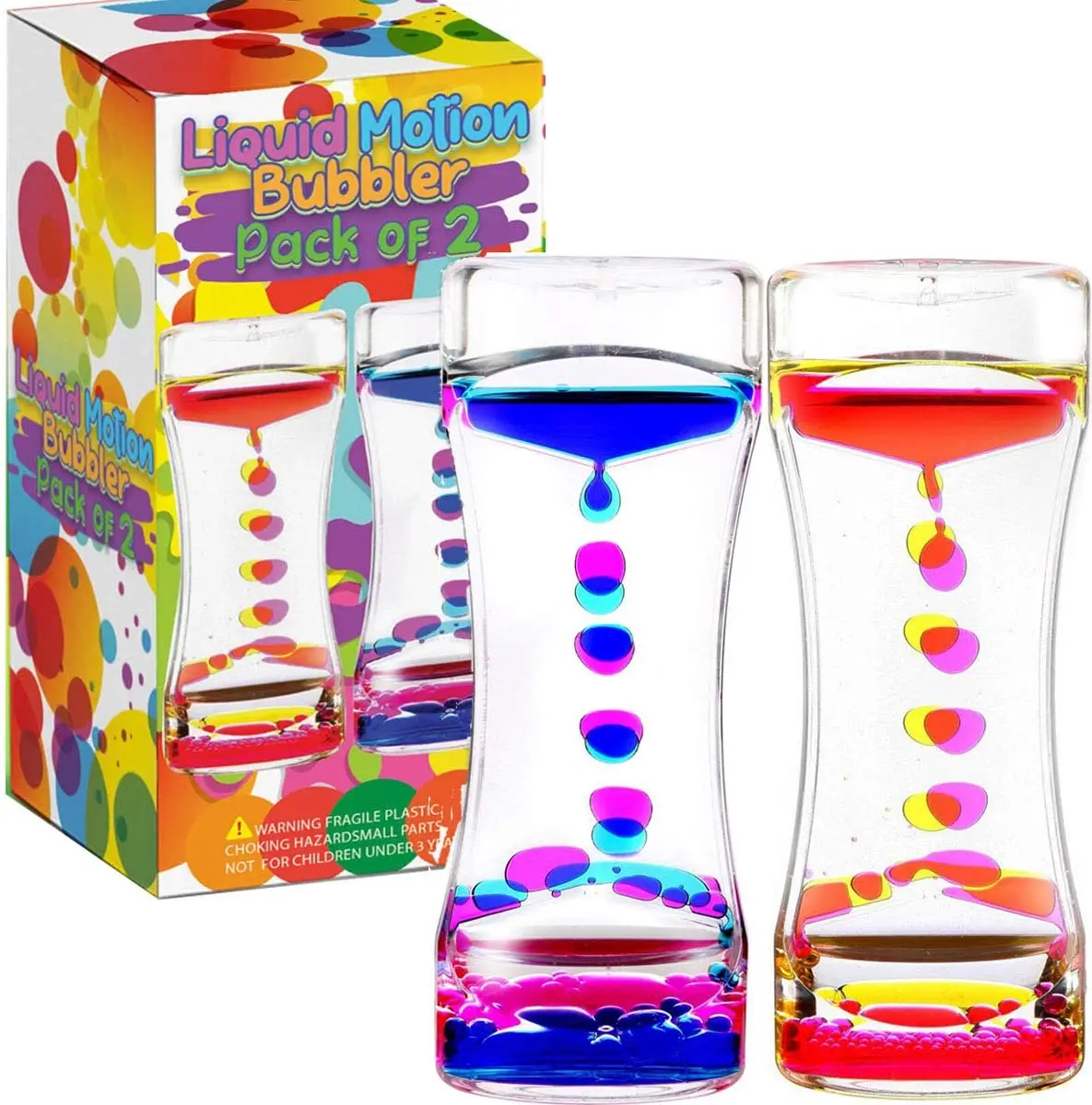 3 Pack Two Color Bubble Floating Motion Timer Gravity Oil Bubblers Timer Hourglass Sensory Fidget Toys Birthday Gifts for Kids
3 Pack Two Color Bubble Floating Motion Timer Gravity Oil Bubblers Timer Hourglass Sensory Fidget Toys Birthday Gifts for Kids