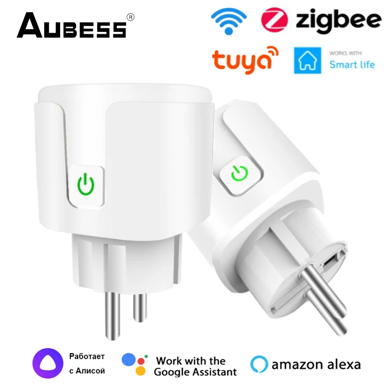WiFi / Zigbee Socket EU Smart Plug 16A Power Monitor Timer Tuya SmartLife APP Wireless Control Work With Alexa Google Home Alice
WiFi / Zigbee Socket EU Smart Plug 16A Power Monitor Timer Tuya SmartLife APP Wireless Control Work With Alexa Google Home Alice