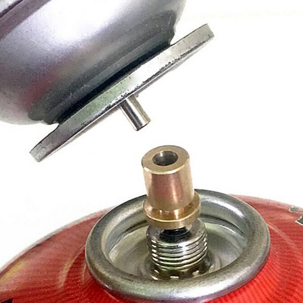 Metal Materral Brand New Durable Gold Color High Quality Refill Adapter Gas Coupler Cylinder Heater Hiking Mini
Metal Materral Brand New Durable Gold Color High Quality Refill Adapter Gas Coupler Cylinder Heater Hiking Mini