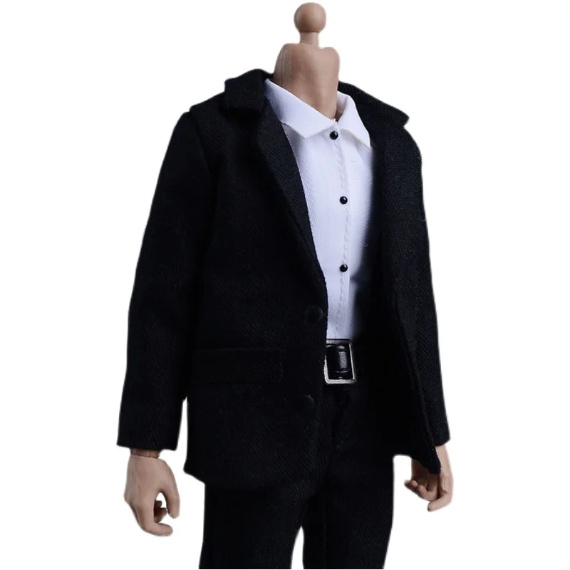 Trendy 1/12 Male Clothing Suit Black Jacket Casual Pants Sleeveless Shirt Belt Forr 6 Inch Action Figure Doll Model Toys
Trendy 1/12 Male Clothing Suit Black Jacket Casual Pants Sleeveless Shirt Belt Forr 6 Inch Action Figure Doll Model Toys