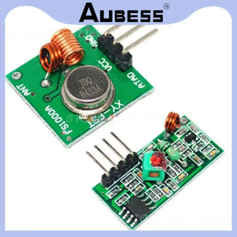 

2pcs/Set A Pair Super Regenerative Wireless 433Mhz RF Transmitter Receiver Modules Link Kit For Arduino/ARM/MCU WL
