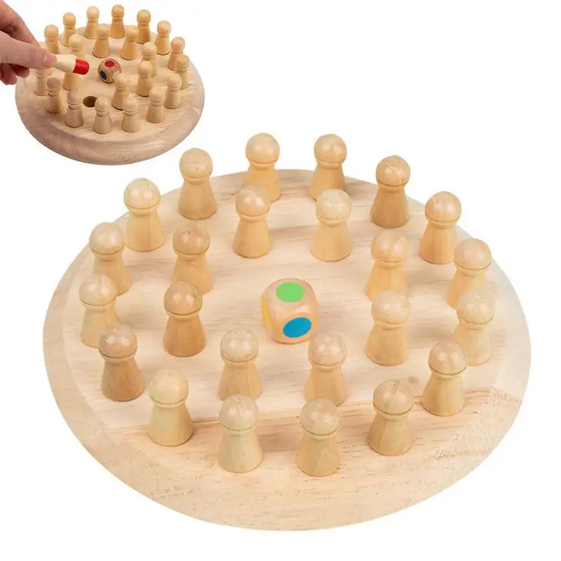 Memory Match Stick Chess Game Wooden Memory Match Stick Chess Game Funny Block Board Game Color Cognitive Ability Toy
Memory Match Stick Chess Game Wooden Memory Match Stick Chess Game Funny Block Board Game Color Cognitive Ability Toy