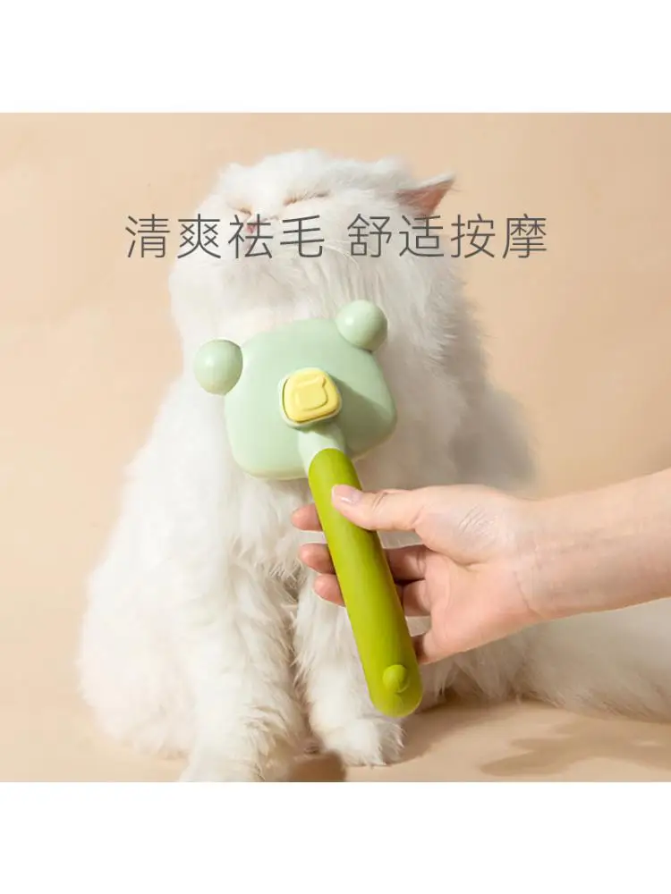 Pet Cat Comb Knot To Remove Floating Hair Brush Round Plastic Head Does Not Hurt The Skin
Pet Cat Comb Knot To Remove Floating Hair Brush Round Plastic Head Does Not Hurt The Skin