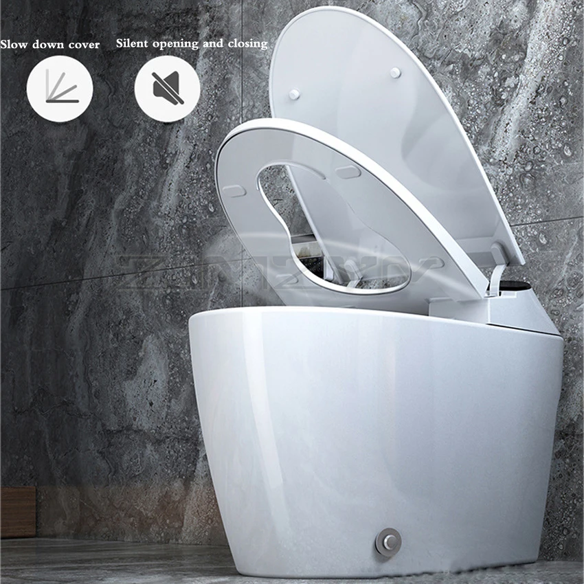 Automatic Smart Toilet Instant Heat Without Water Tank 5.5-inch LED Display Ultra-quiet Slow-down Cover
Automatic Smart Toilet Instant Heat Without Water Tank 5.5-inch LED Display Ultra-quiet Slow-down Cover