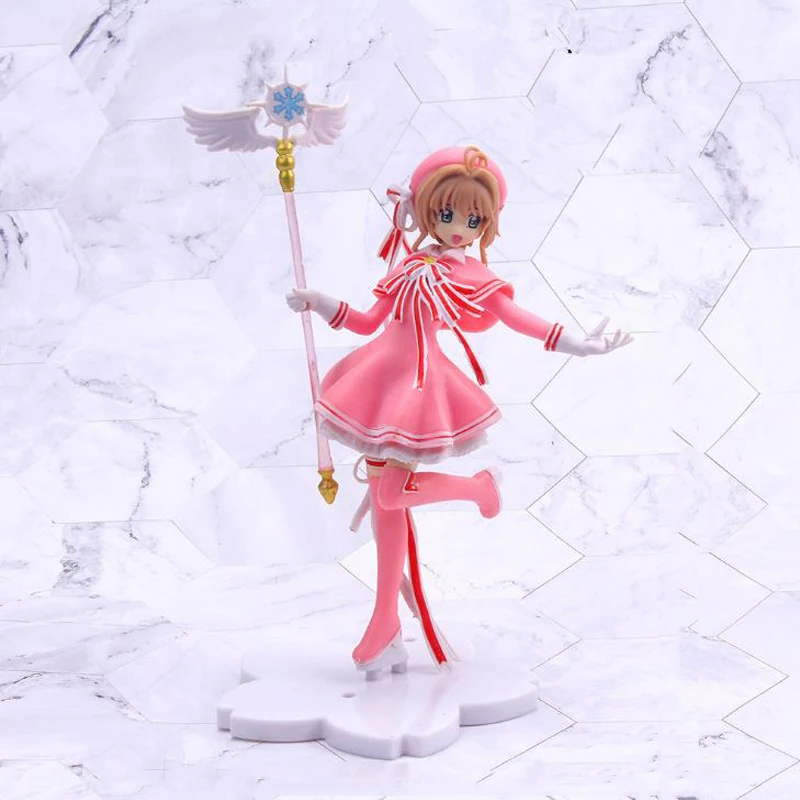 Cute Japan Anime Card Captor Sakura PVC Action Figure Models Cardcaptor Magic Wand Girls Cake Decorations Figure Toys Gifts
Cute Japan Anime Card Captor Sakura PVC Action Figure Models Cardcaptor Magic Wand Girls Cake Decorations Figure Toys Gifts