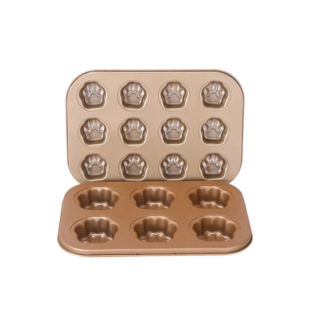 Carbon Steel Cake Mould Kitchen Baking Cake Mould Cute Animal Claw Shape Thickening Material Food Grade Coating Demoulding
Carbon Steel Cake Mould Kitchen Baking Cake Mould Cute Animal Claw Shape Thickening Material Food Grade Coating Demoulding